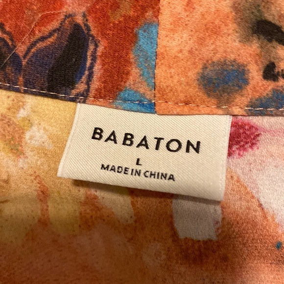 Babaton.  LONG FLORAL SLEEVES BODYSUIT - Picture 6 of 9